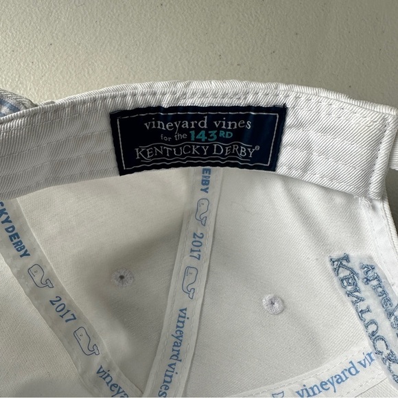 Vineyard Vines 143 Kentucky Derby Hat Whale Logo OS - Picture 3 of 6